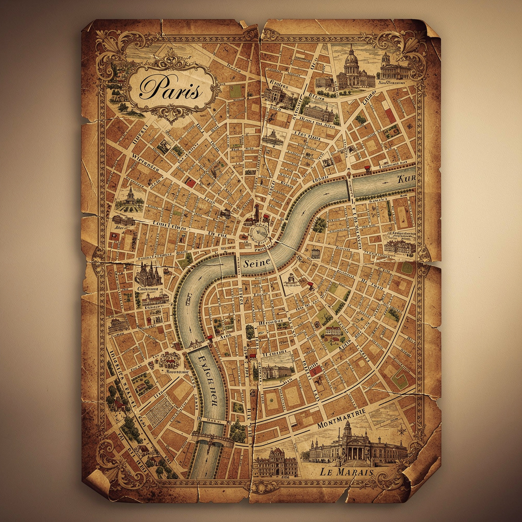 Vintage Map Print