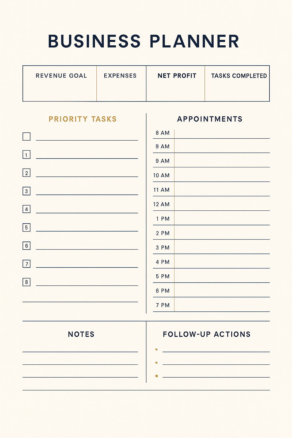 Business Planner
