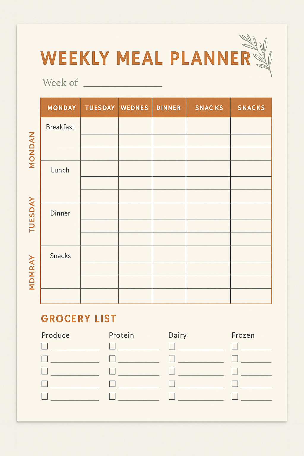 Meal Planner