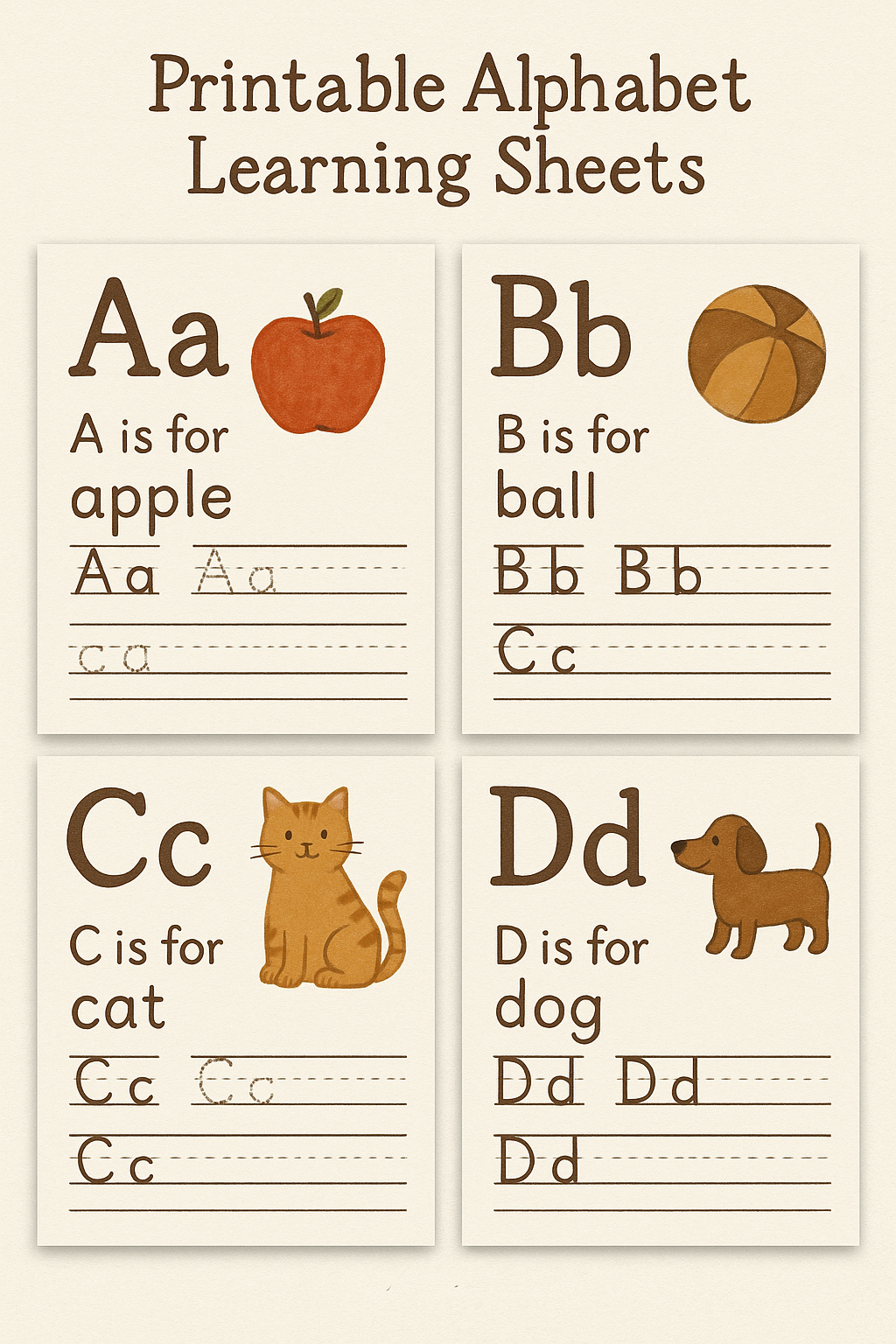 ABC Learning Printable
