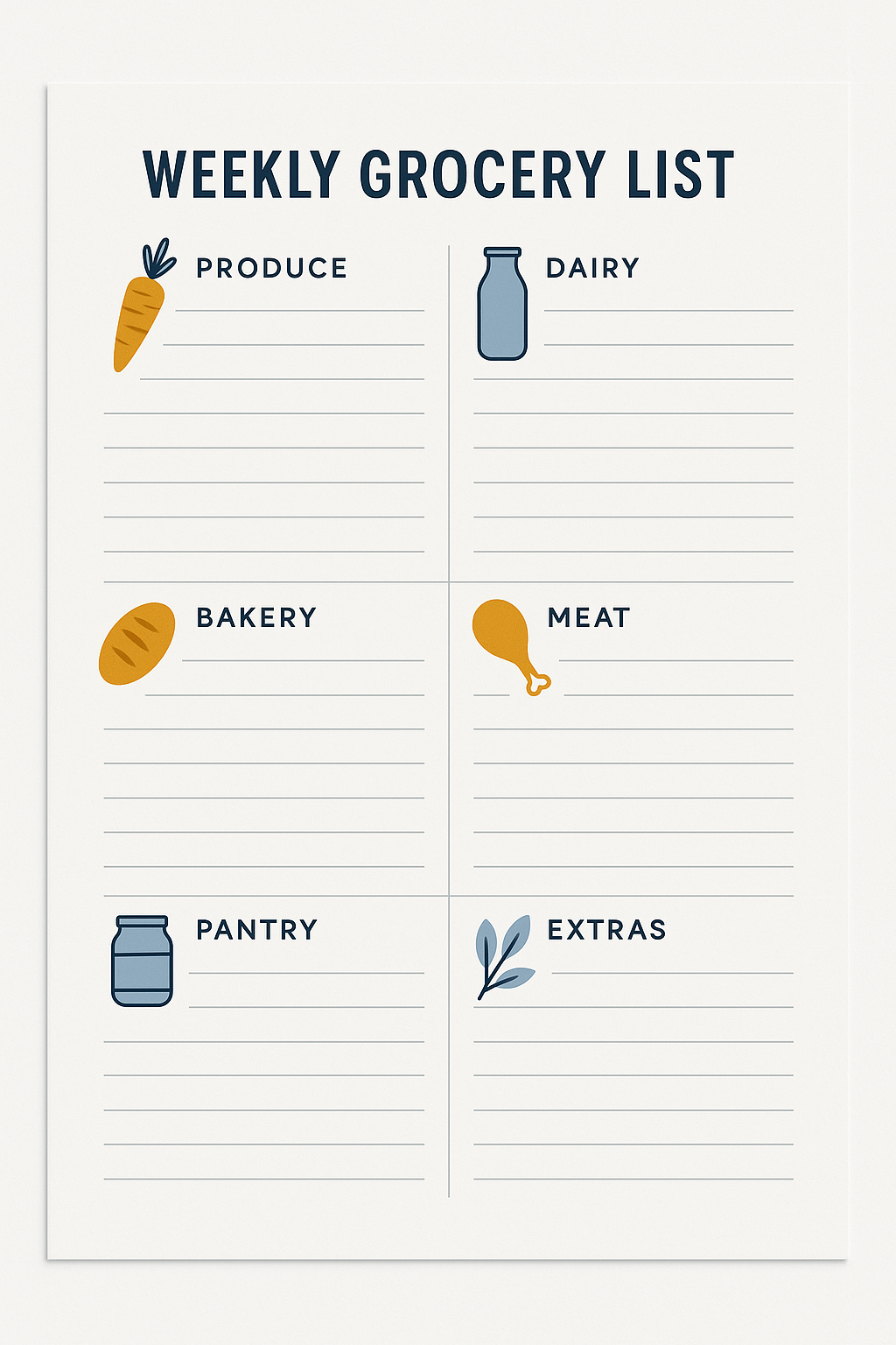 Grocery List