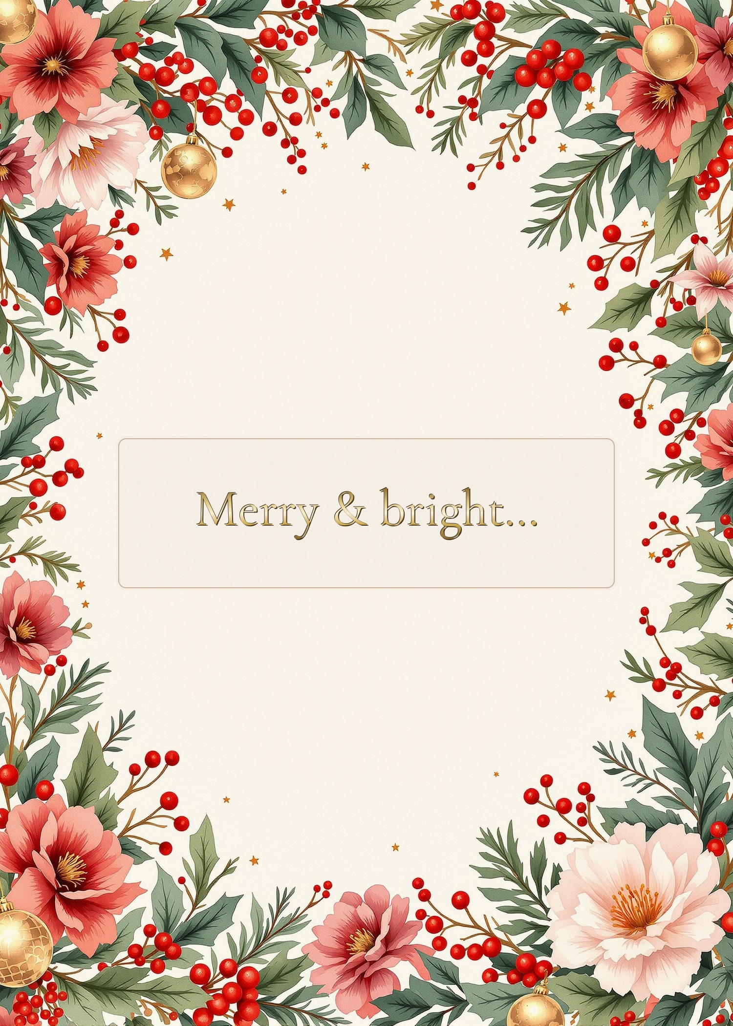 AI generated christmas card design — PromptlessPress