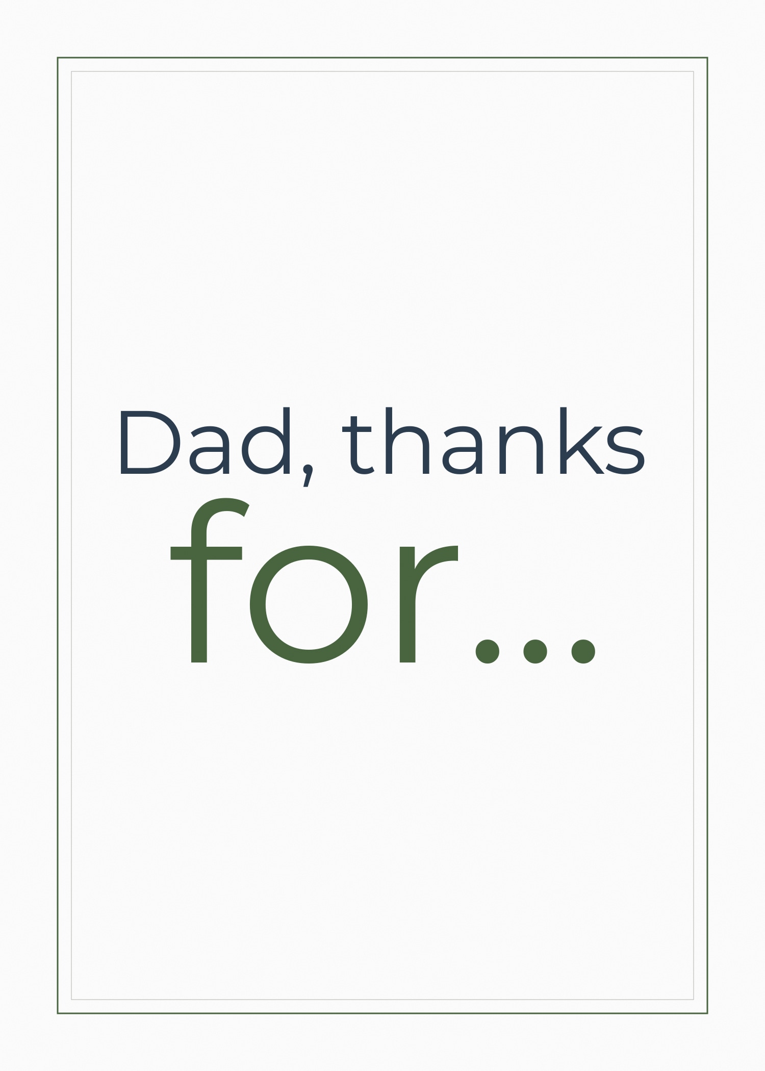 Father's Day Card generator