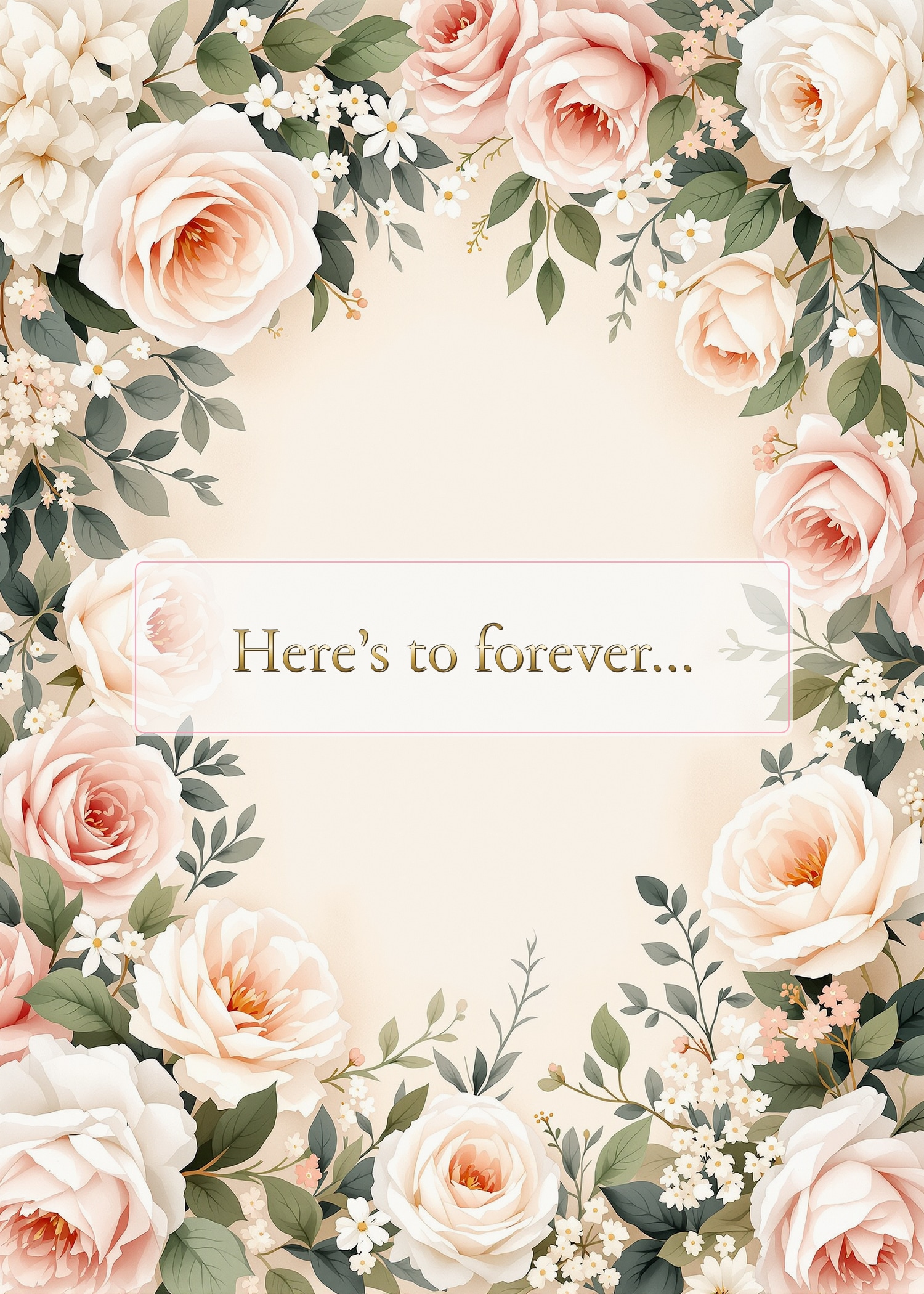 AI generated wedding card design — PromptlessPress
