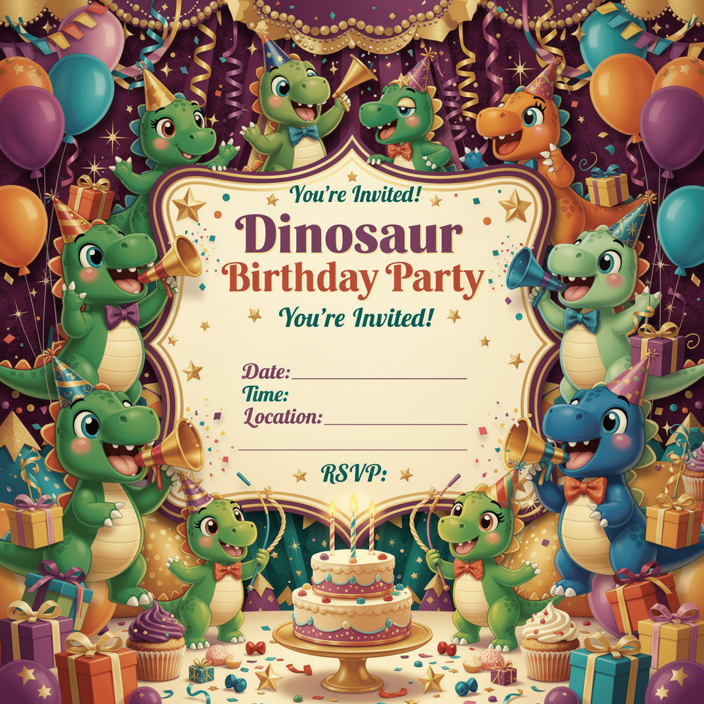 Kids Birthday Invites