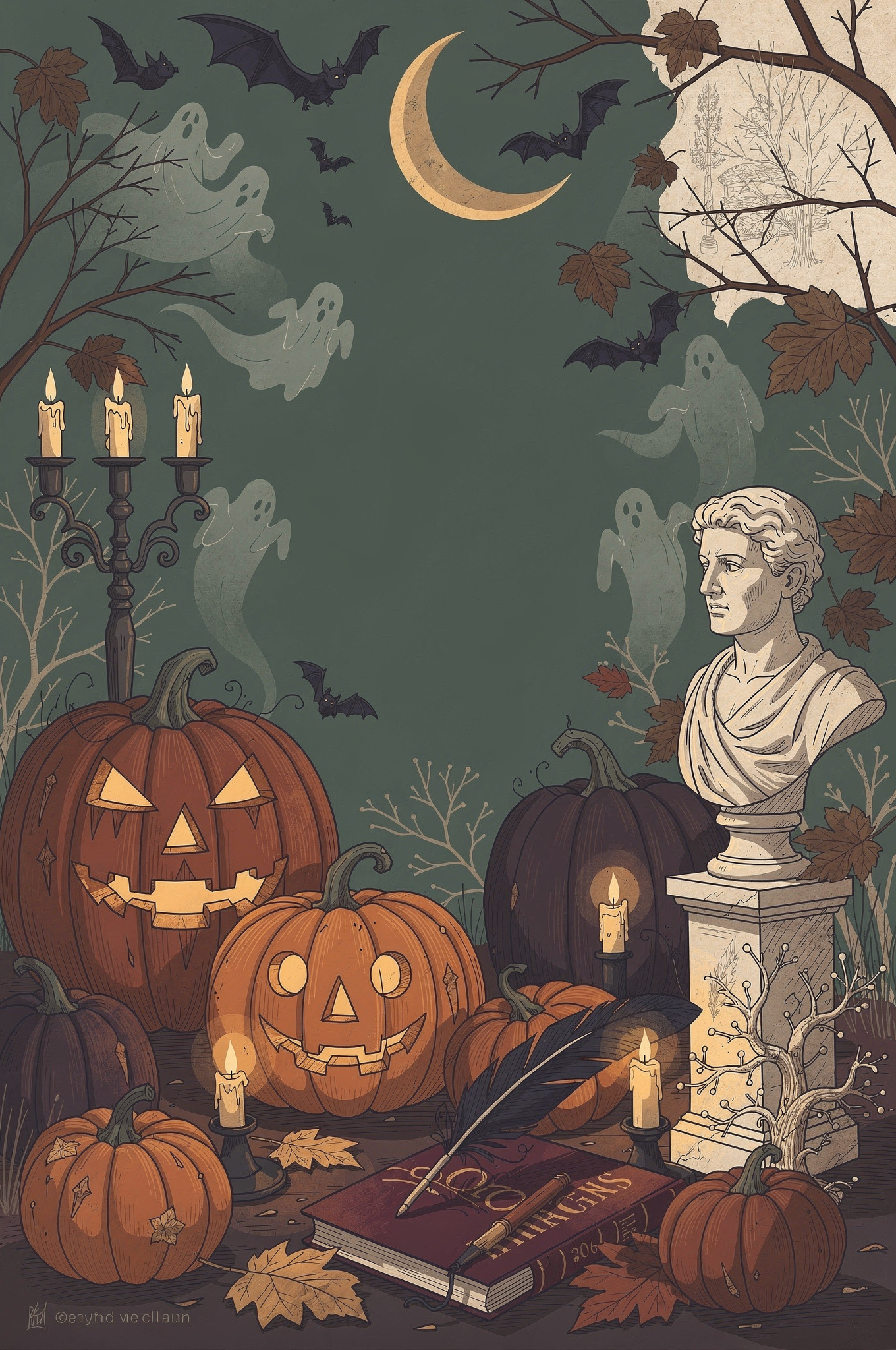 Halloween Wall Art generator