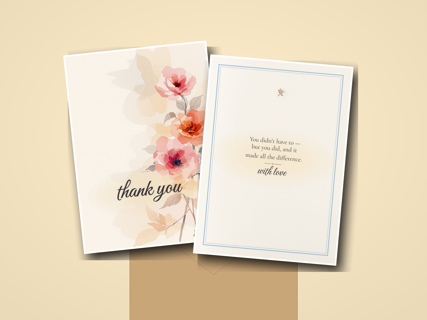 Thank You Card generator