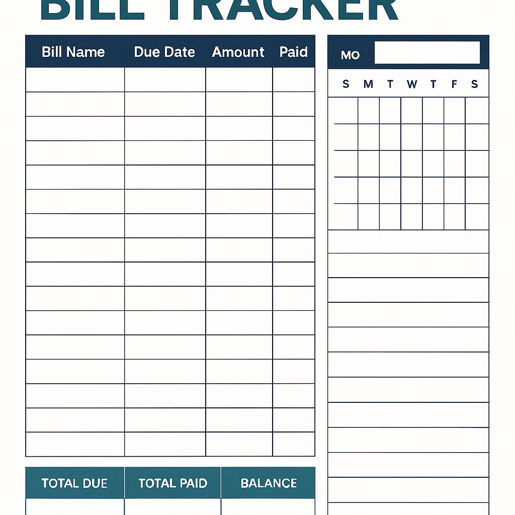 Bill Tracker
