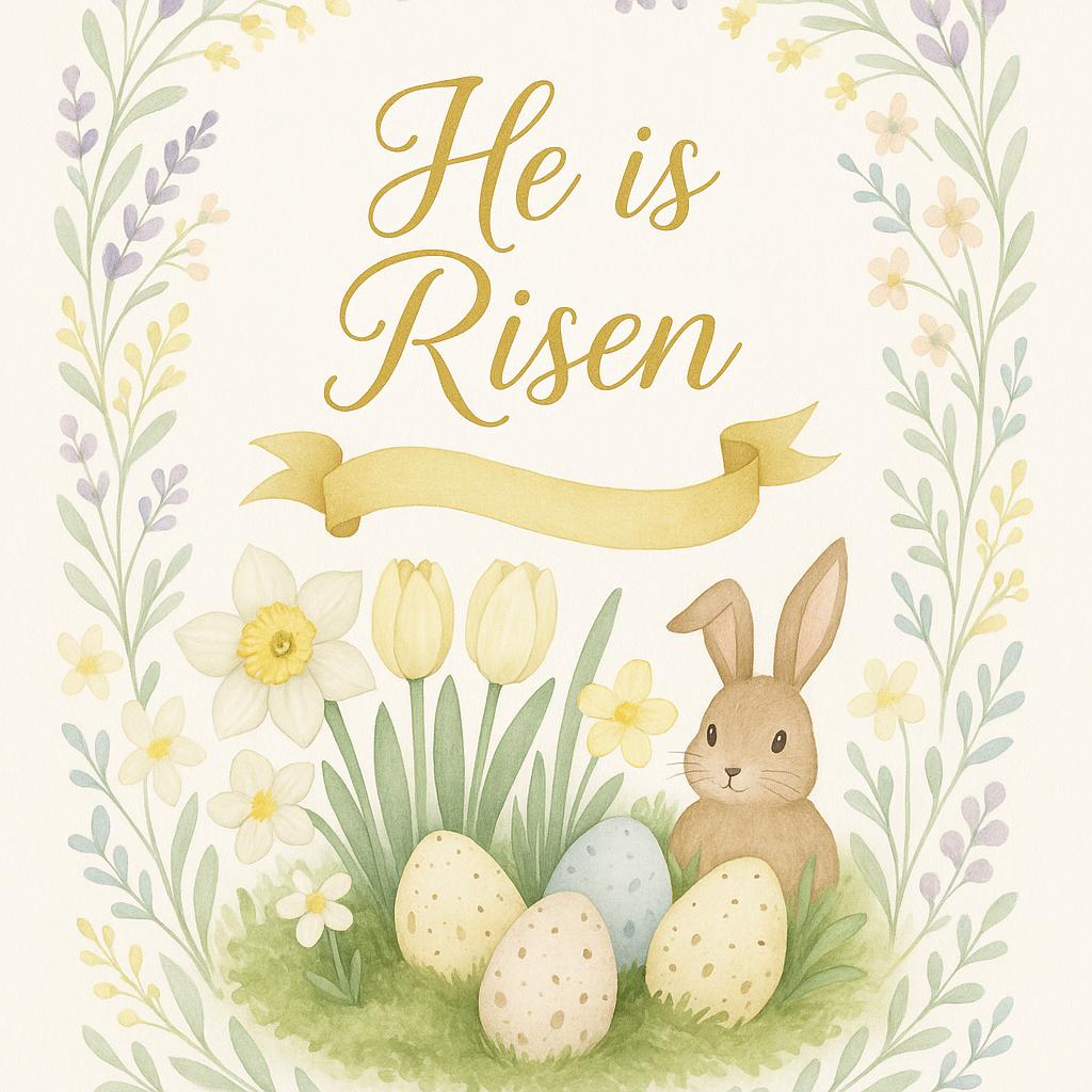 AI generated easter wall art design 1 — PromptlessPress