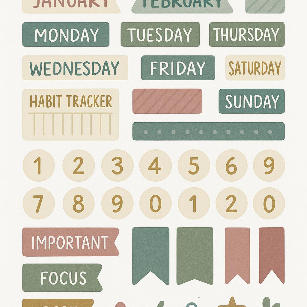 Bullet Journal Stickers