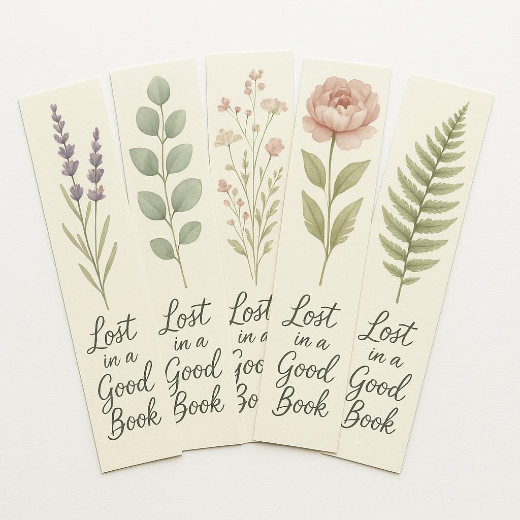 AI generated bookmarks design 1 — PromptlessPress