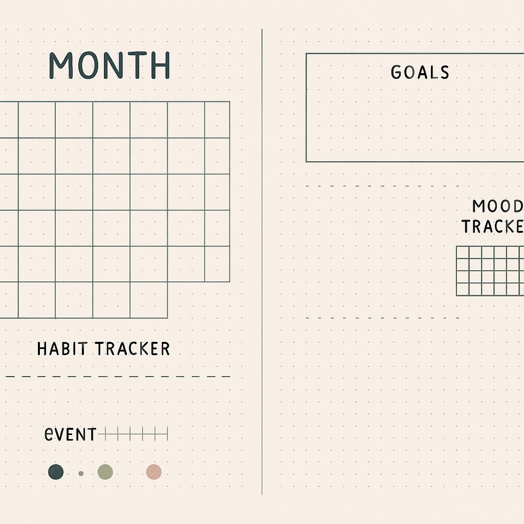Bullet Journal Pages generator