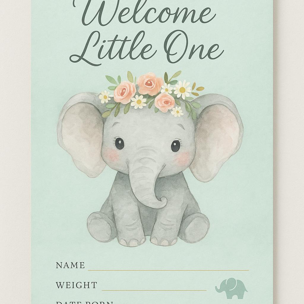 New Baby Card