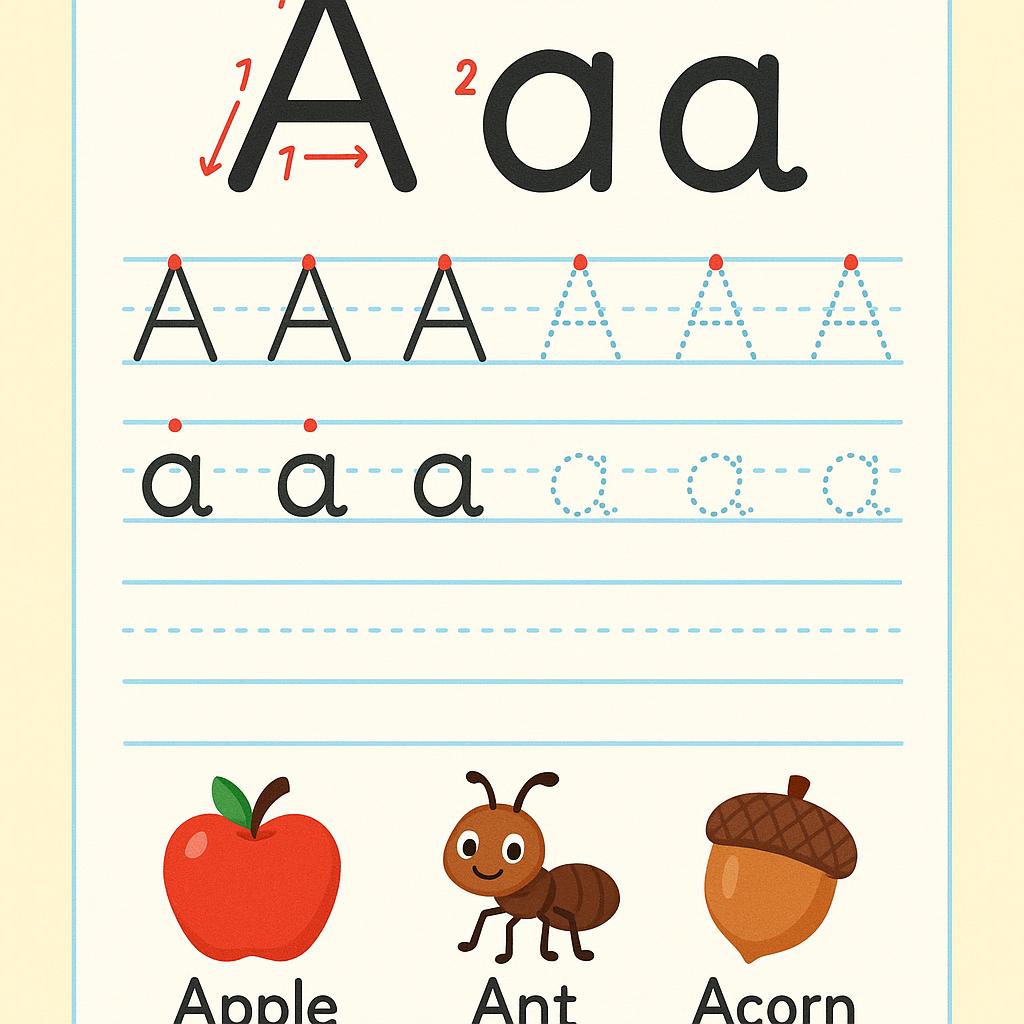 Handwriting Practice Pages generator