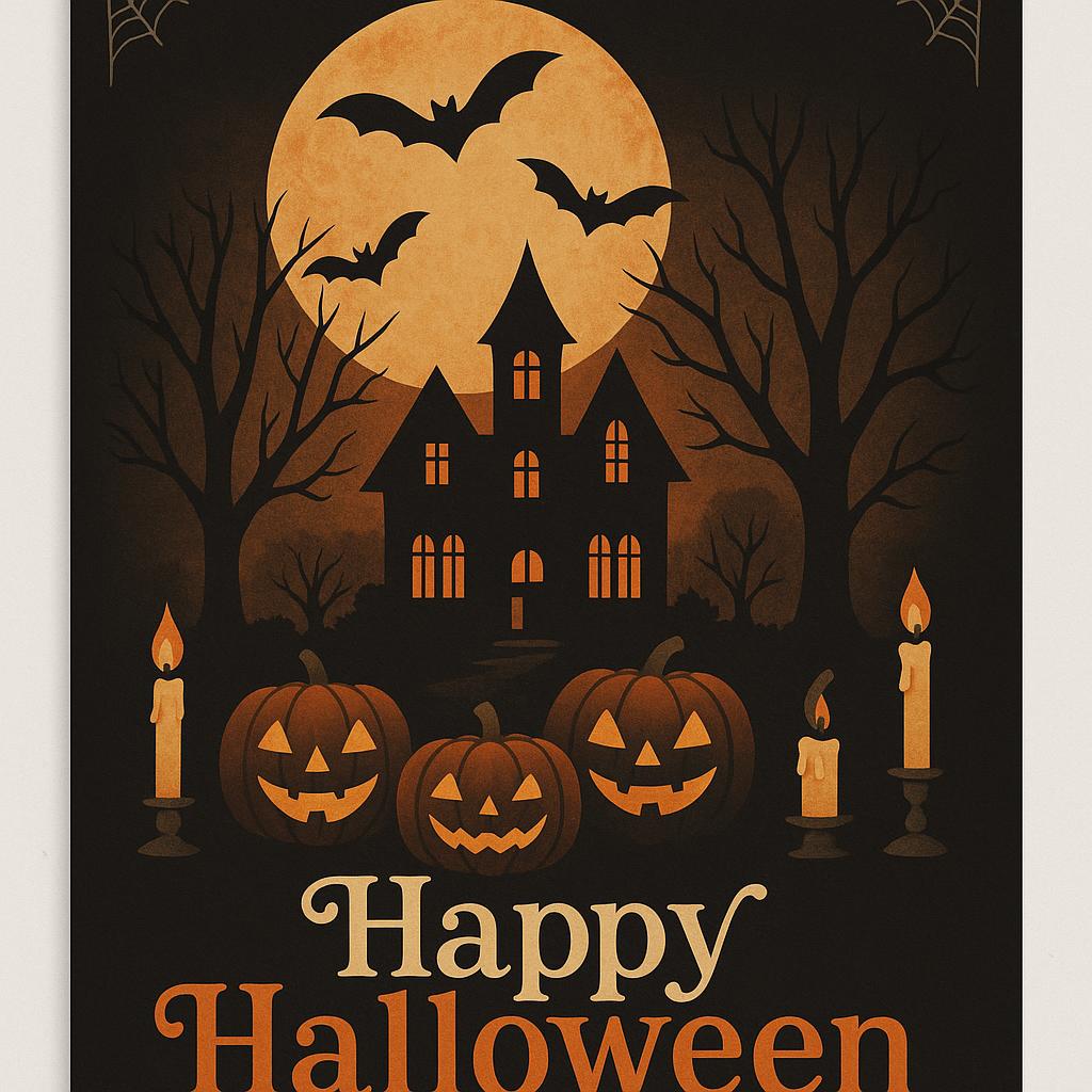 Halloween Card generator