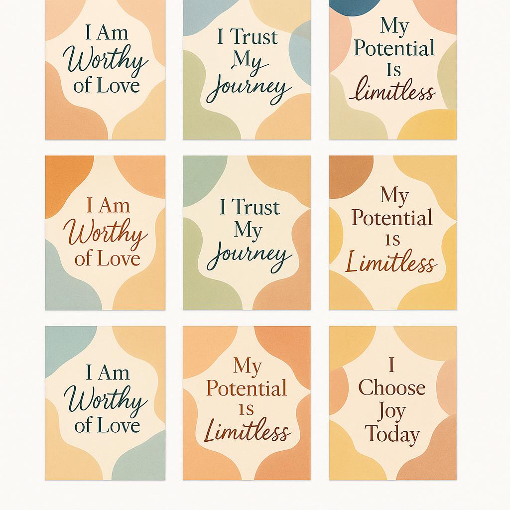 Affirmation Cards generator