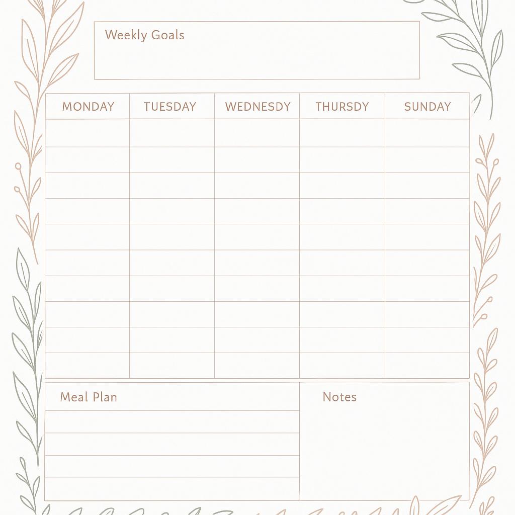 Weekly Planner