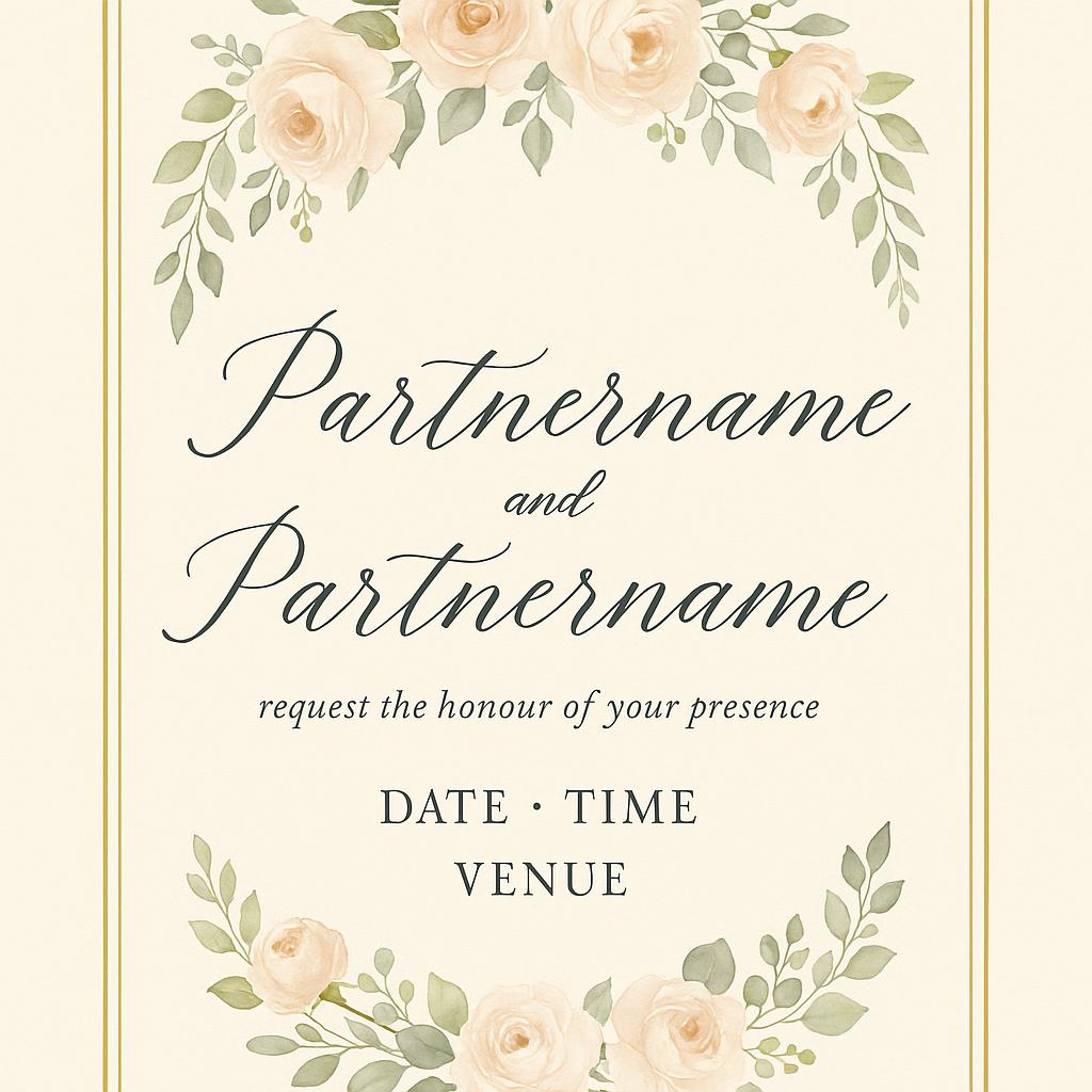 Wedding Invitation generator