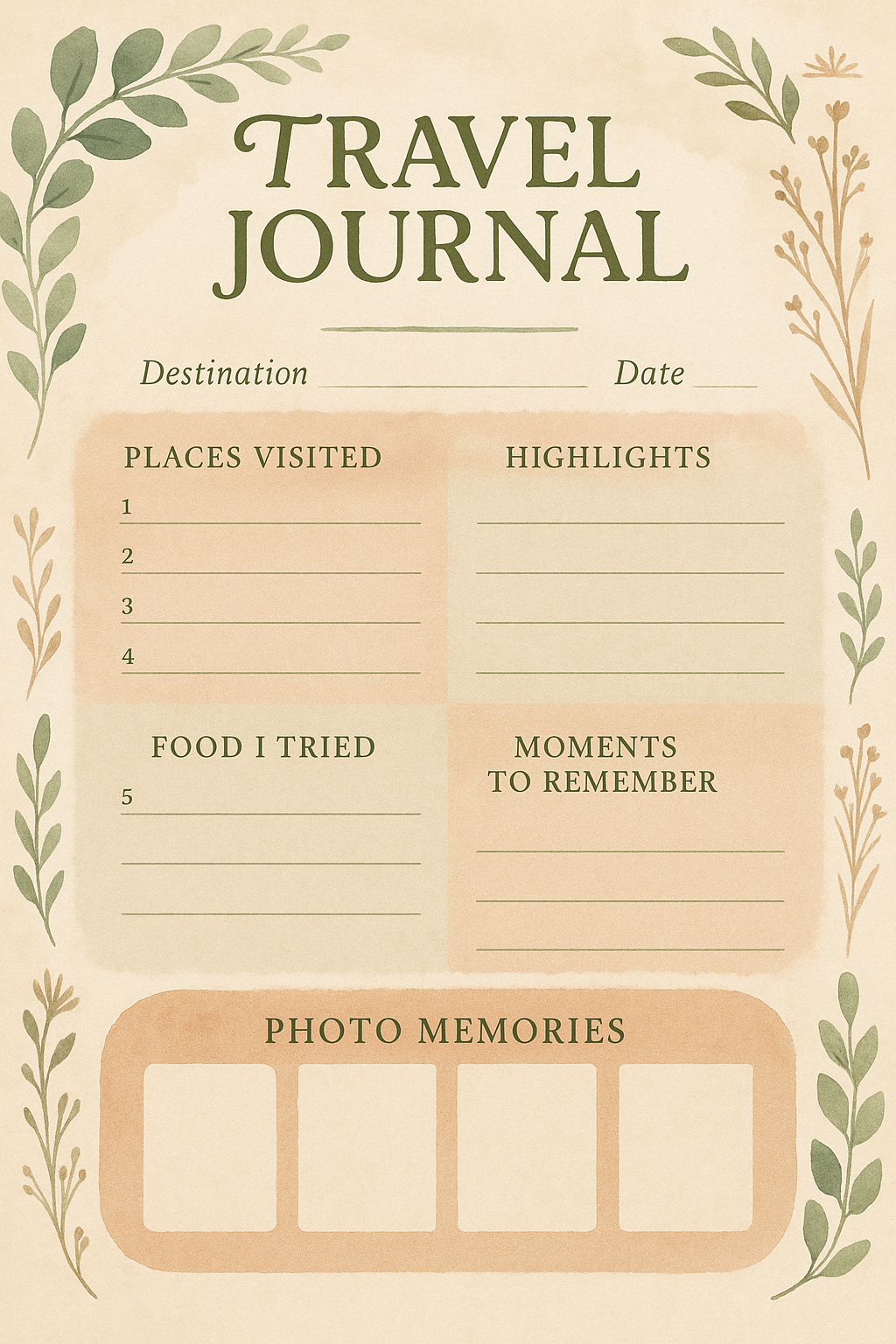 Travel Journal