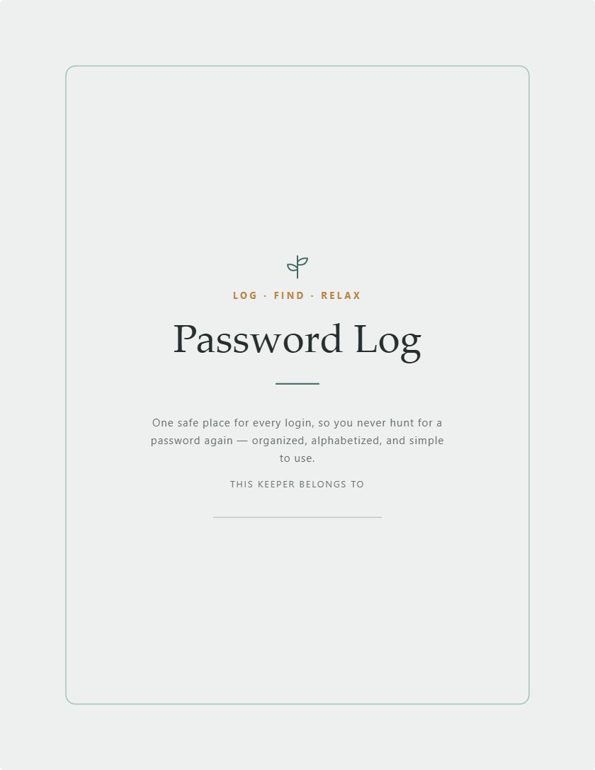 Password Log generator