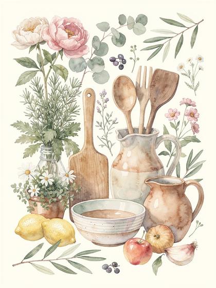 Kitchen art print