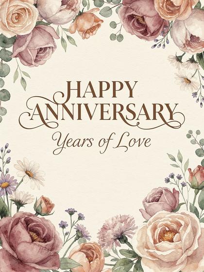 Anniversary card