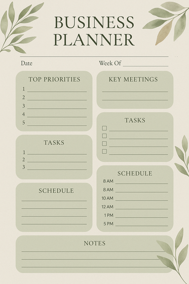 Business planner