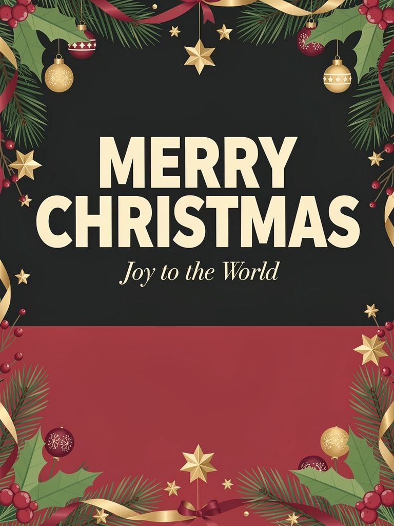 Christmas wall art made with PromptlessPress