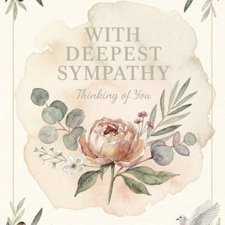 Sympathy card made with PromptlessPress