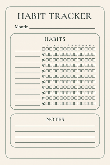 Habit tracker